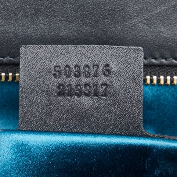 GUCCI Black Leather Shoulder Bag - Picture 12 of 13